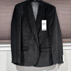 Bar lll Men's Slim-Fit Velvet Sport Coat Black SZ: 46L